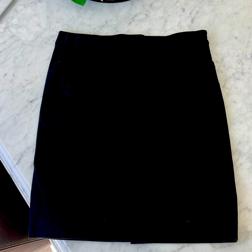 Black knee length skirt